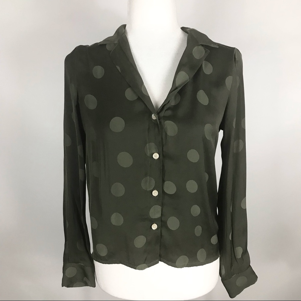 Madewell Jacquard Dot Shirt